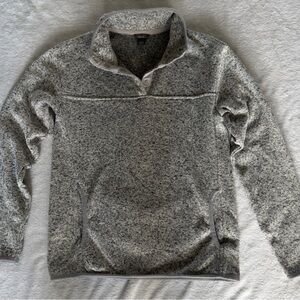 Eddie Bauer Women’s Quarter Zip - Heather Gray